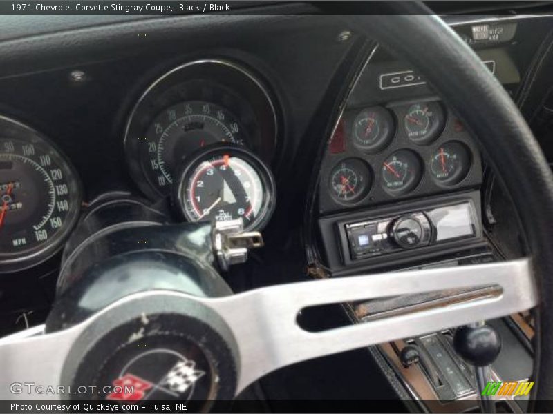 Black / Black 1971 Chevrolet Corvette Stingray Coupe