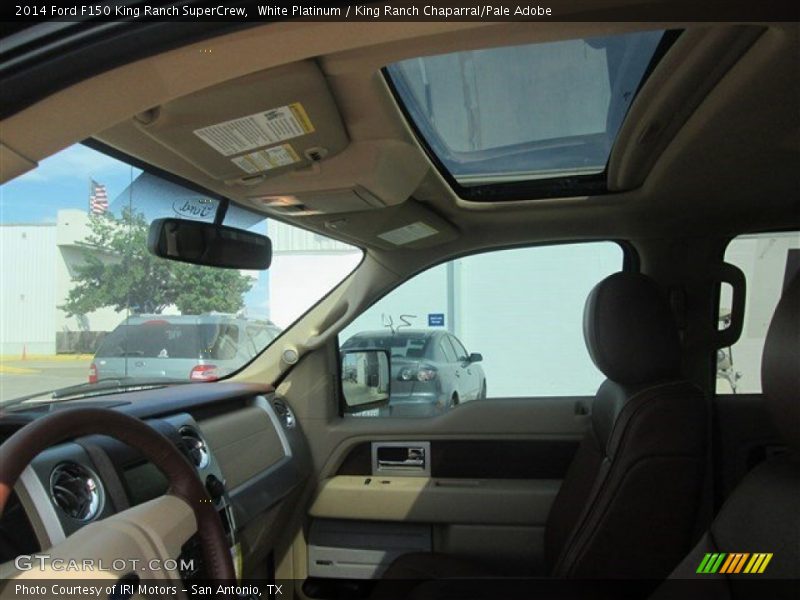 White Platinum / King Ranch Chaparral/Pale Adobe 2014 Ford F150 King Ranch SuperCrew