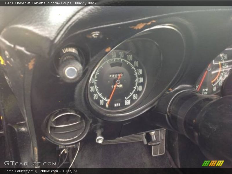 Black / Black 1971 Chevrolet Corvette Stingray Coupe