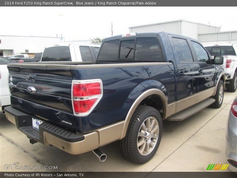 Blue Jeans / King Ranch Chaparral/Pale Adobe 2014 Ford F150 King Ranch SuperCrew