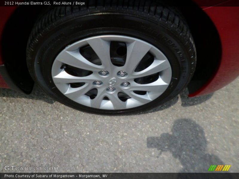 Red Allure / Beige 2012 Hyundai Elantra GLS