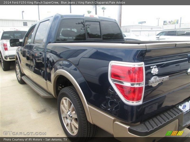 Blue Jeans / King Ranch Chaparral/Pale Adobe 2014 Ford F150 King Ranch SuperCrew