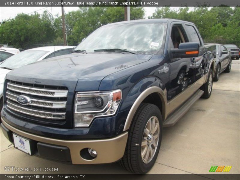 Blue Jeans / King Ranch Chaparral/Pale Adobe 2014 Ford F150 King Ranch SuperCrew