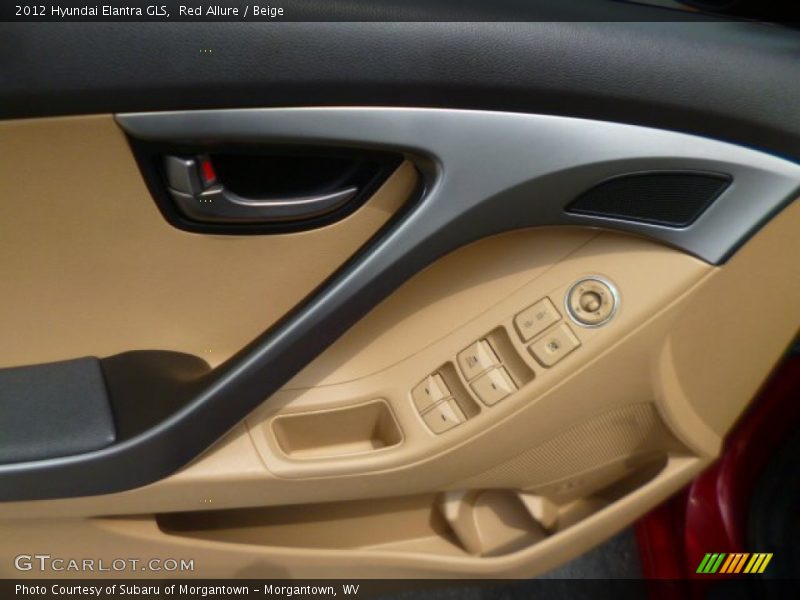 Red Allure / Beige 2012 Hyundai Elantra GLS