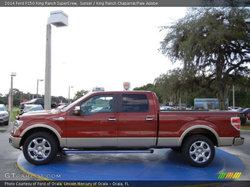 Sunset / King Ranch Chaparral/Pale Adobe 2014 Ford F150 King Ranch SuperCrew