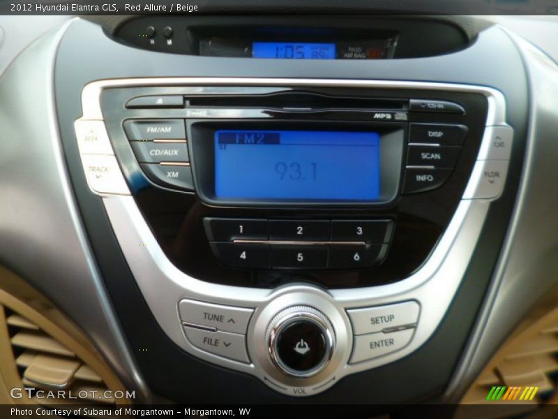 Red Allure / Beige 2012 Hyundai Elantra GLS
