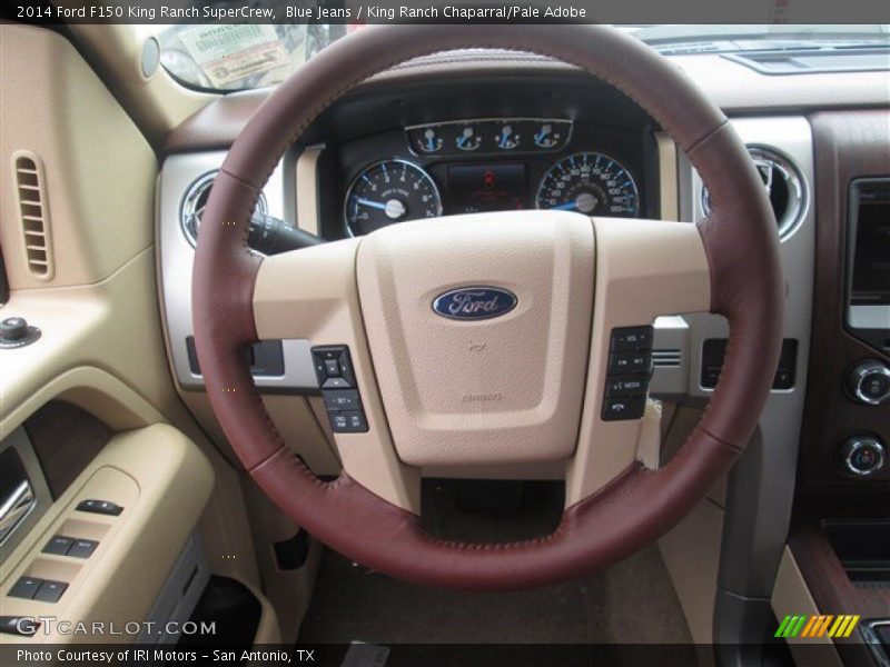Blue Jeans / King Ranch Chaparral/Pale Adobe 2014 Ford F150 King Ranch SuperCrew