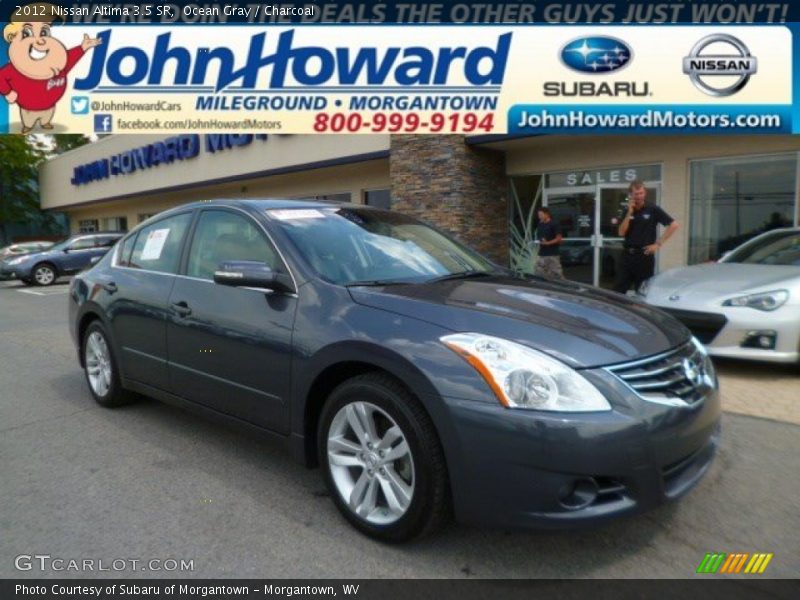 Ocean Gray / Charcoal 2012 Nissan Altima 3.5 SR