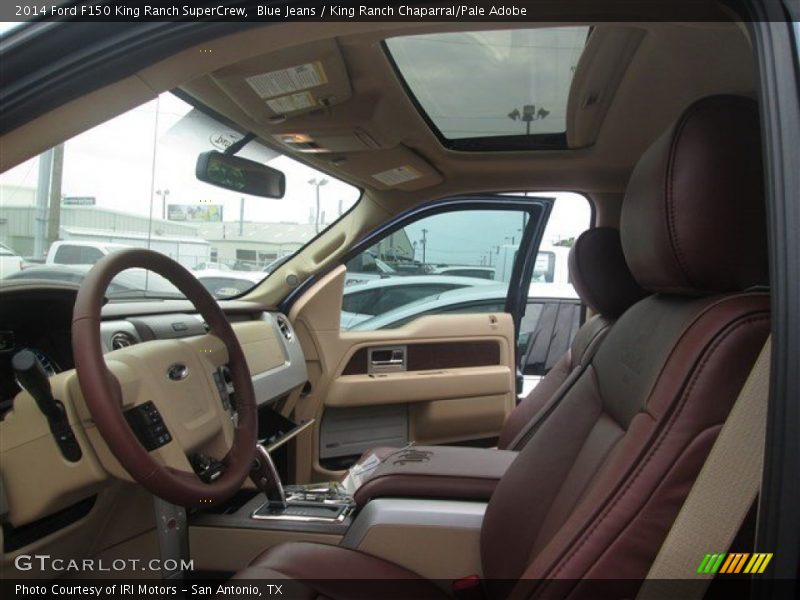 Blue Jeans / King Ranch Chaparral/Pale Adobe 2014 Ford F150 King Ranch SuperCrew