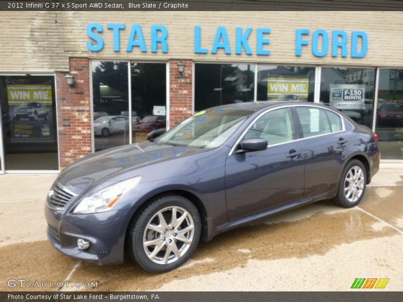 Blue Slate / Graphite 2012 Infiniti G 37 x S Sport AWD Sedan