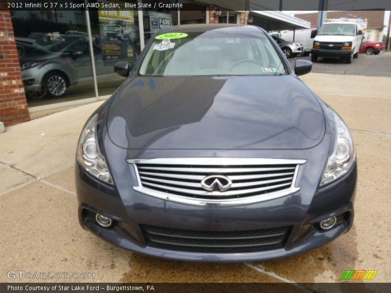 Blue Slate / Graphite 2012 Infiniti G 37 x S Sport AWD Sedan