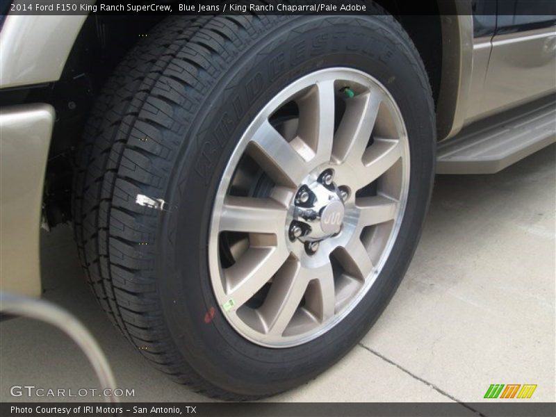 Blue Jeans / King Ranch Chaparral/Pale Adobe 2014 Ford F150 King Ranch SuperCrew