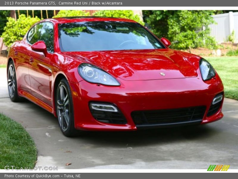 Carmine Red Uni / Black w/Alcantara 2013 Porsche Panamera GTS