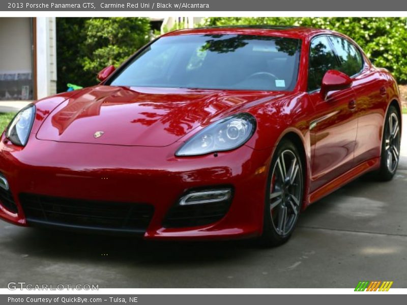 Carmine Red Uni / Black w/Alcantara 2013 Porsche Panamera GTS