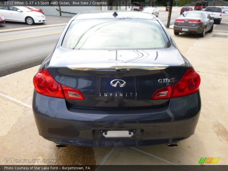 Blue Slate / Graphite 2012 Infiniti G 37 x S Sport AWD Sedan