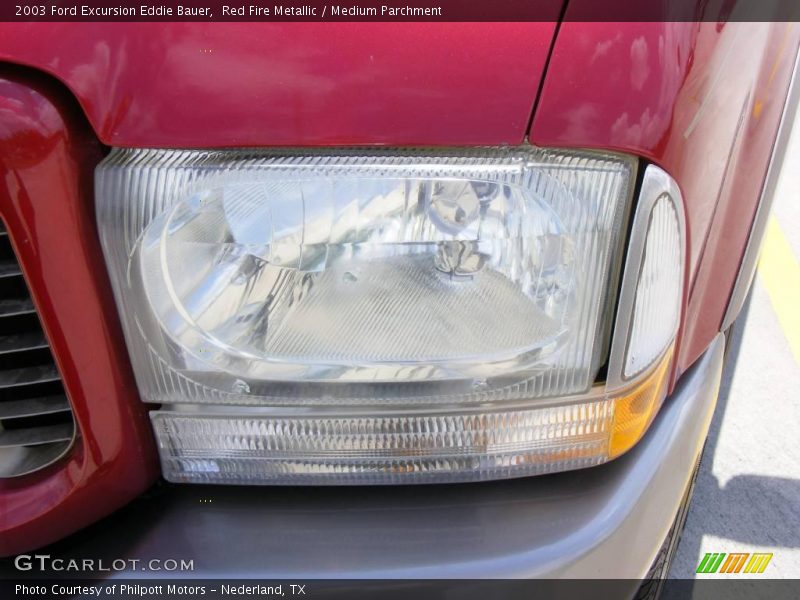 Red Fire Metallic / Medium Parchment 2003 Ford Excursion Eddie Bauer