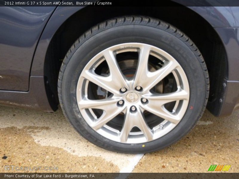 Blue Slate / Graphite 2012 Infiniti G 37 x S Sport AWD Sedan