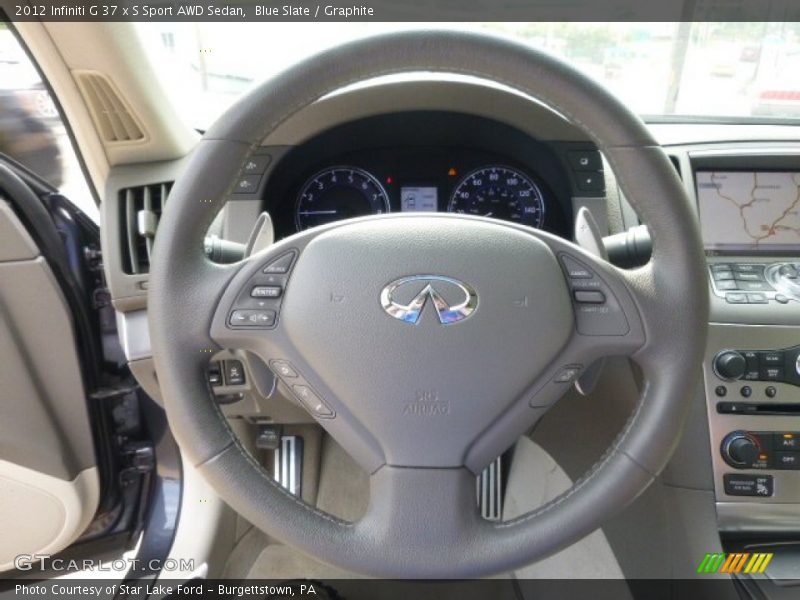 Blue Slate / Graphite 2012 Infiniti G 37 x S Sport AWD Sedan