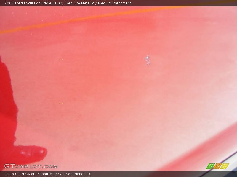 Red Fire Metallic / Medium Parchment 2003 Ford Excursion Eddie Bauer