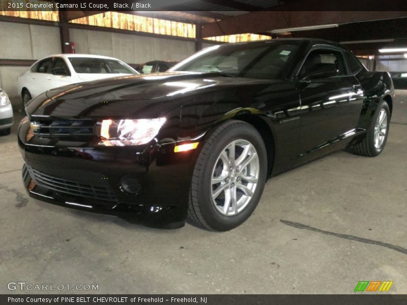 Black / Black 2015 Chevrolet Camaro LS Coupe