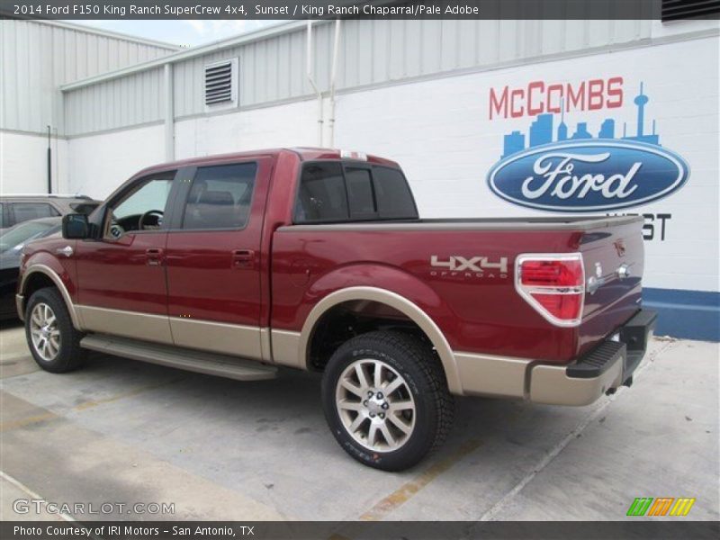 Sunset / King Ranch Chaparral/Pale Adobe 2014 Ford F150 King Ranch SuperCrew 4x4