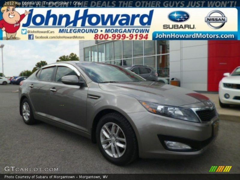 Titanium Silver / Gray 2012 Kia Optima LX