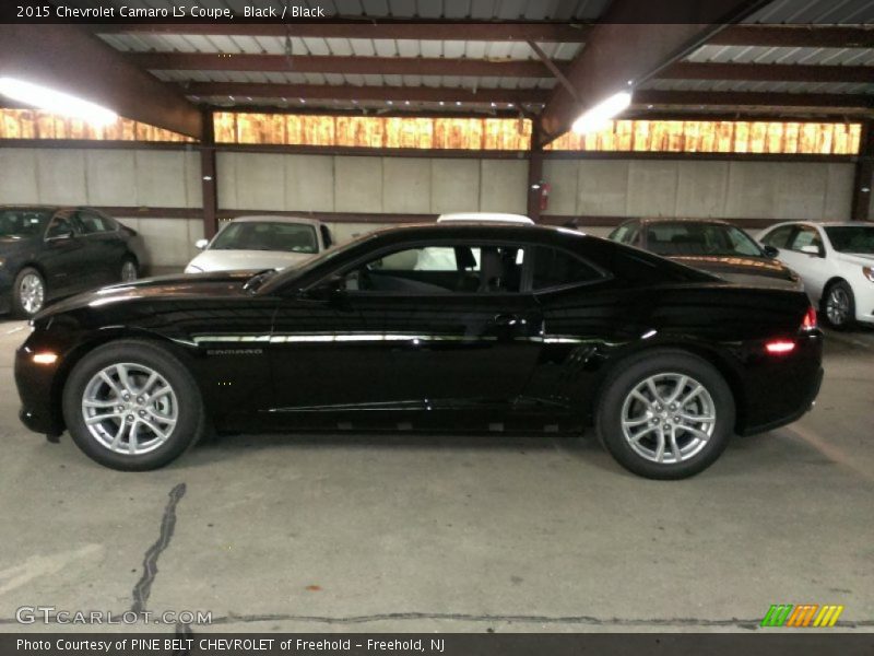 Black / Black 2015 Chevrolet Camaro LS Coupe