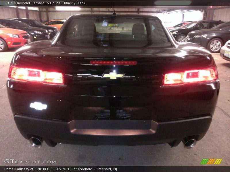 Black / Black 2015 Chevrolet Camaro LS Coupe