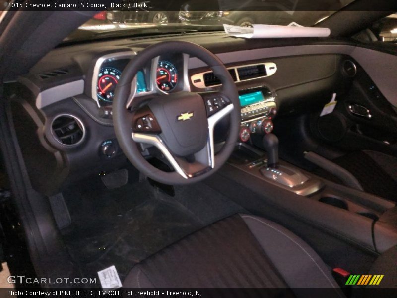 Black / Black 2015 Chevrolet Camaro LS Coupe