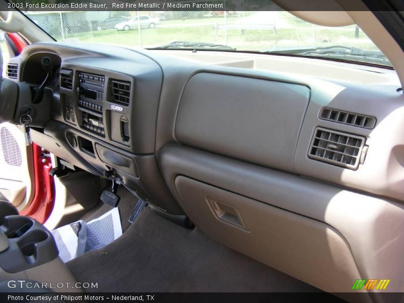 Red Fire Metallic / Medium Parchment 2003 Ford Excursion Eddie Bauer