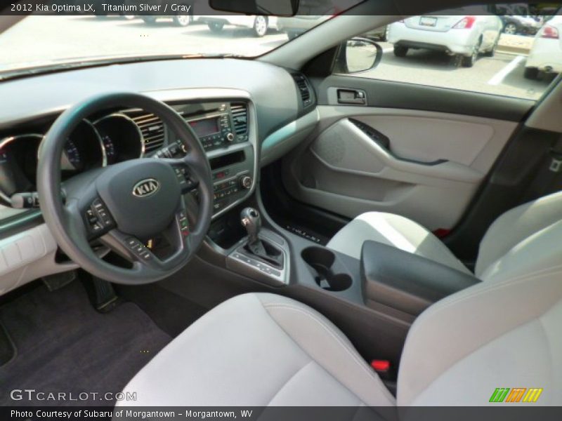 Titanium Silver / Gray 2012 Kia Optima LX
