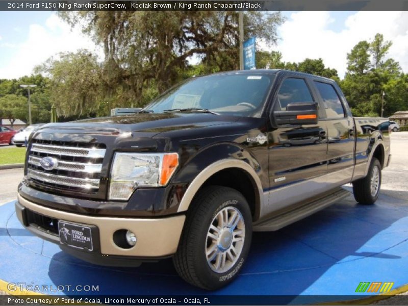 Kodiak Brown / King Ranch Chaparral/Black 2014 Ford F150 King Ranch SuperCrew