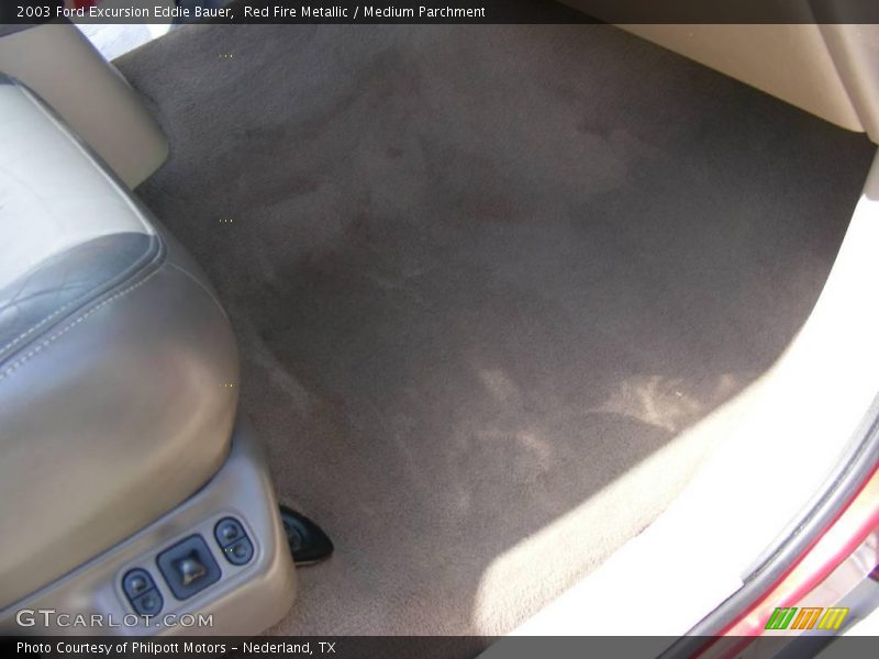 Red Fire Metallic / Medium Parchment 2003 Ford Excursion Eddie Bauer