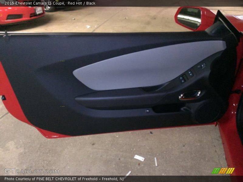 Red Hot / Black 2015 Chevrolet Camaro LS Coupe