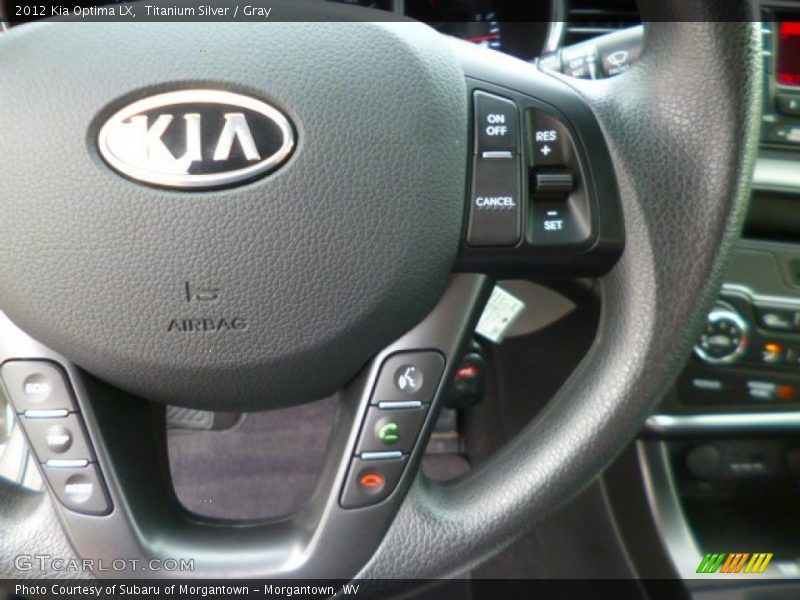 Titanium Silver / Gray 2012 Kia Optima LX