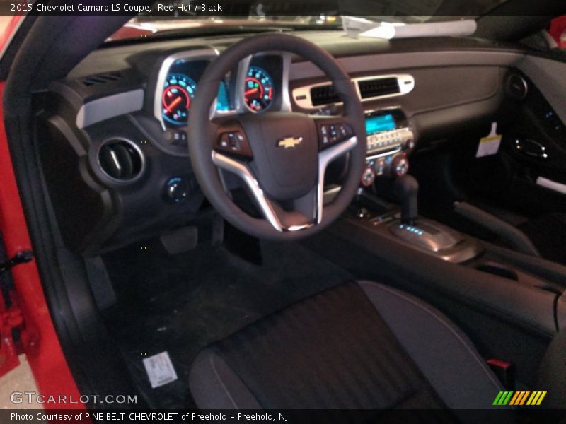 Red Hot / Black 2015 Chevrolet Camaro LS Coupe