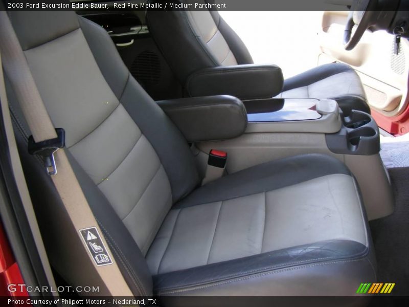 Red Fire Metallic / Medium Parchment 2003 Ford Excursion Eddie Bauer