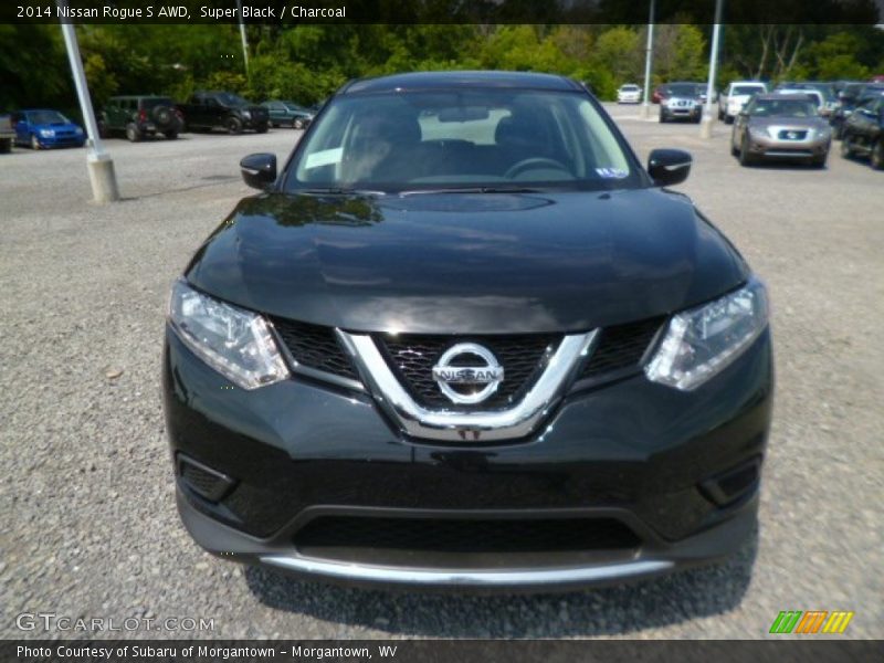 Super Black / Charcoal 2014 Nissan Rogue S AWD