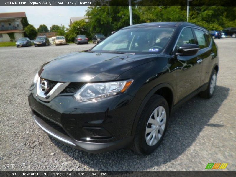 Super Black / Charcoal 2014 Nissan Rogue S AWD