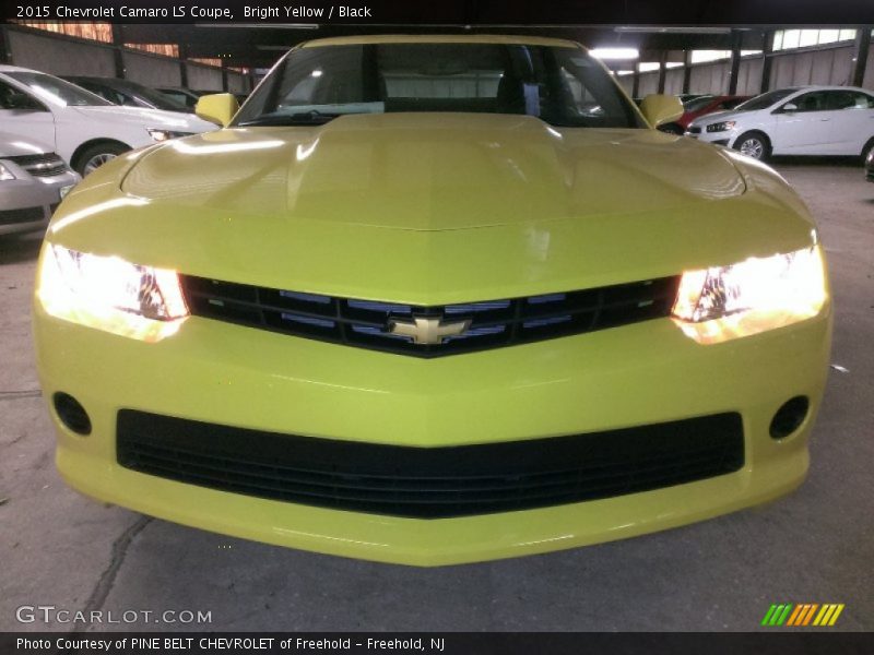 Bright Yellow / Black 2015 Chevrolet Camaro LS Coupe