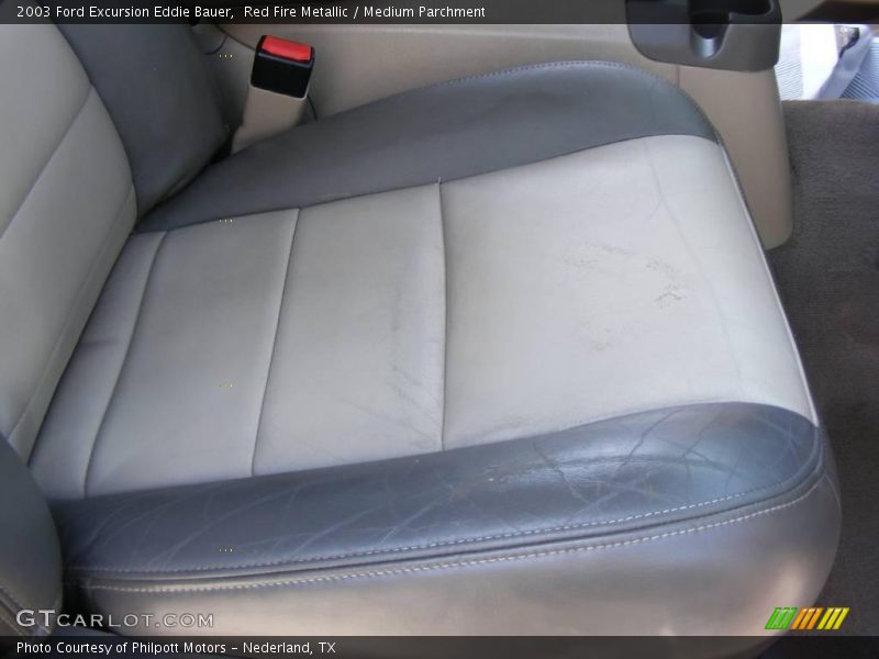 Red Fire Metallic / Medium Parchment 2003 Ford Excursion Eddie Bauer