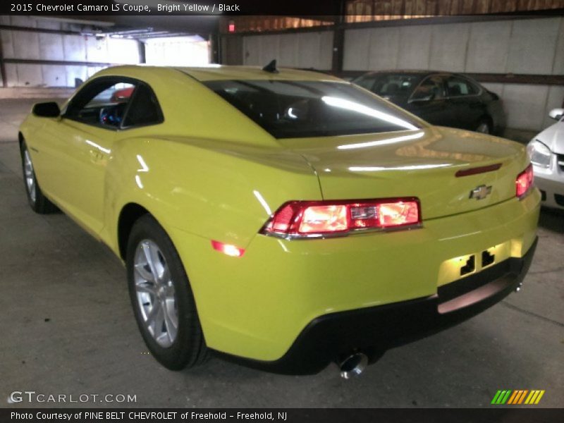 Bright Yellow / Black 2015 Chevrolet Camaro LS Coupe