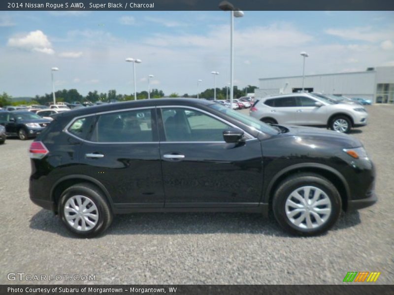 Super Black / Charcoal 2014 Nissan Rogue S AWD