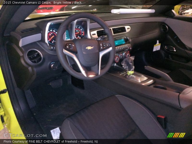Bright Yellow / Black 2015 Chevrolet Camaro LS Coupe