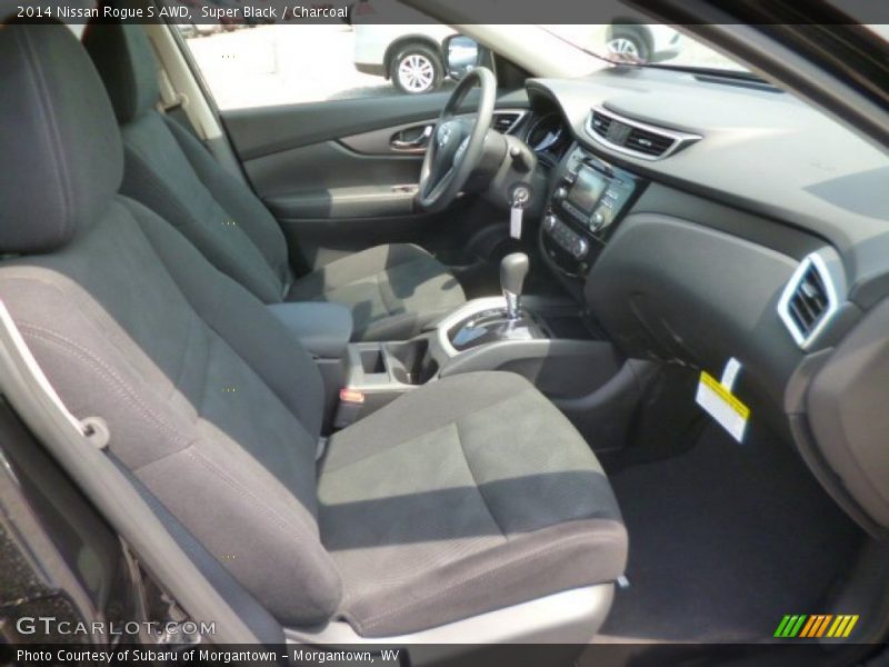 Super Black / Charcoal 2014 Nissan Rogue S AWD