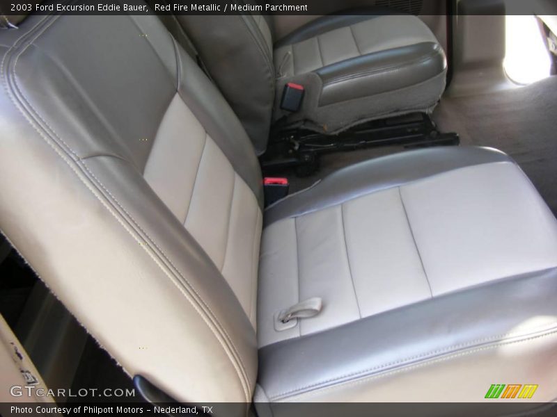 Red Fire Metallic / Medium Parchment 2003 Ford Excursion Eddie Bauer
