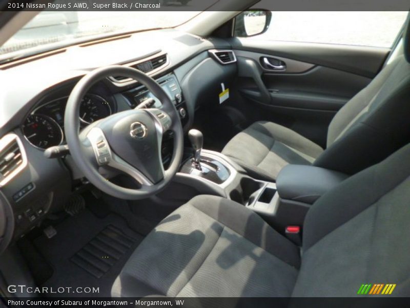 Super Black / Charcoal 2014 Nissan Rogue S AWD