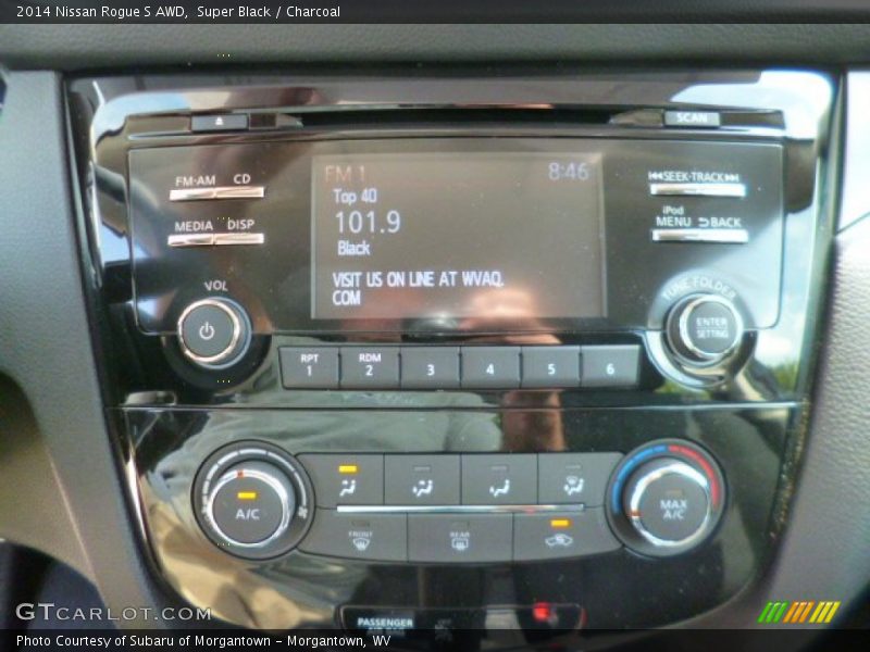 Super Black / Charcoal 2014 Nissan Rogue S AWD