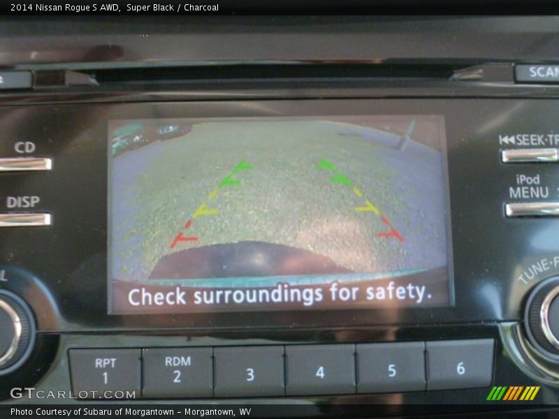 Super Black / Charcoal 2014 Nissan Rogue S AWD
