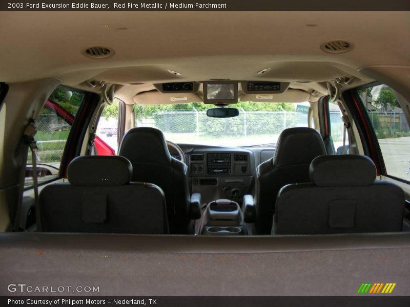 Red Fire Metallic / Medium Parchment 2003 Ford Excursion Eddie Bauer